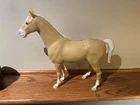 Louis Marx Toys Vintage Johnny West 13.5” Palomino Thunderbolt Horse 1960s