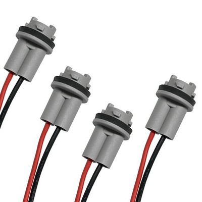 UHANBUT T15 Bulb Socket Pigtail Wiring Harness Adapter, 912 920 921 4PCS 