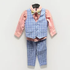 Toddler Boys 2T  Suit Shirt Vest Pants Tie