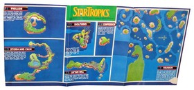 Nintendo Power Metalstorm Startropics Map NES Video Game Pull-Out Poster