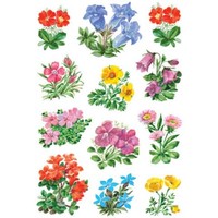 "Herma Sticker Decor \"Gebirgsblumen\" 3 Bis 60 Stk Spare 70%"