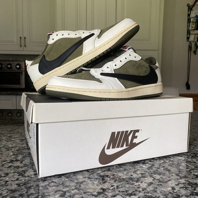 Size 8.5 - Travis Scott x Air Jordan 1 Retro OG SP Low Reverse Olive / Medium...