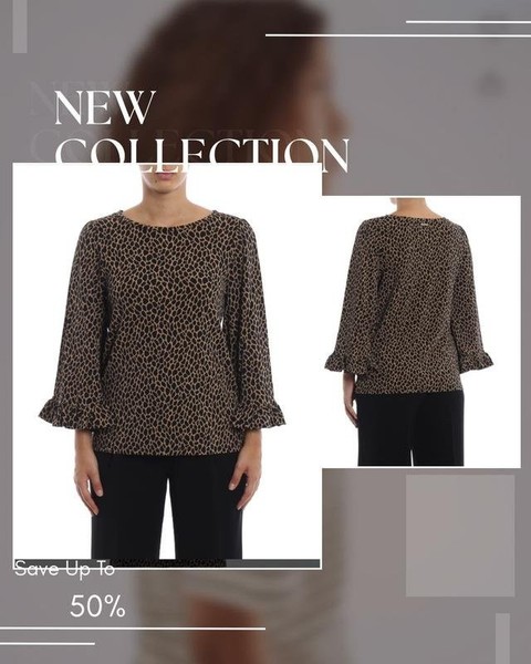 Women Michael Kors Shirt Black Viscose M