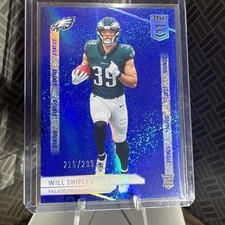 Will Shipley ~ 2024 Panini Donruss Elite ~ Blue Status Sparkle /299 Rookie #164