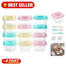 Baby Food Storage Containers 12 Pack BPA Free Dishwasher Freezer Safe