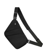 OSOCE Crossbody Sling Bag, Water-Resistant Anti Theft Chest Pack 1.0 Dark Black