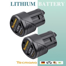 2X 12V 4Ah Li-ion Akku für AEG 1220 1230 3520 L1215 L1215P L1215R L1220 R86048