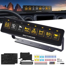 Wireless 8 Gang Switch Panel For Led Light Bar Power Circuit Remote Control Box