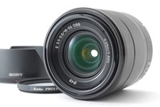 MINT w/Hood Sony Alpha SEL1855 E-mount 18-55mm F/3.5-5.6 OSS Lens From JAPAN
