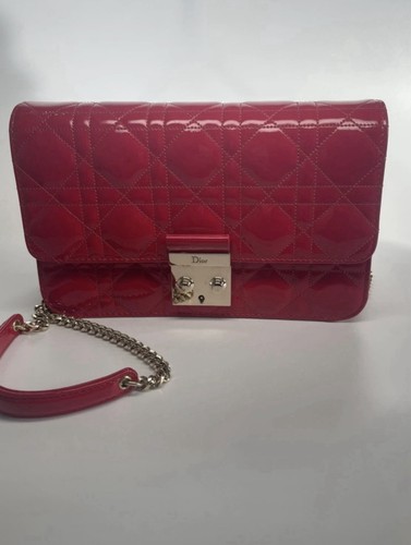 Christian Dior Red Promenade Bag/Clutch - Picture 3 of 12