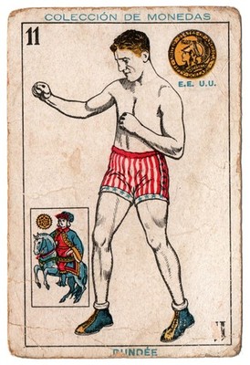 1930 Amatller Chocolates Joe Dundee (Salvatore Lazzara) #11