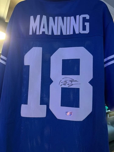 🏈 Peyton Manning Signed Indianapolis Colts Jersey – Autographed – HOF QB – NFL