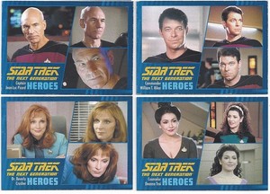 2013 Star Trek The Next Generation (TNG) Heroes Villains Matte Parallel set HTF