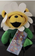 Liquid Blue Grateful Dead Flower Power Bean Bear Plush 1985 MPN LR25185