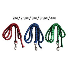 Pferdeleine, praktisches geflochtenes Pferdeseil mit Bolzenverschluss,