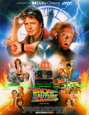 2025 Back to the Future 40th Anniversary 11x14 Movie Poster
