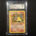 1999 POKEMON ENGLISH BASE SET RARE #4 CHARIZARD HOLO CGC 7