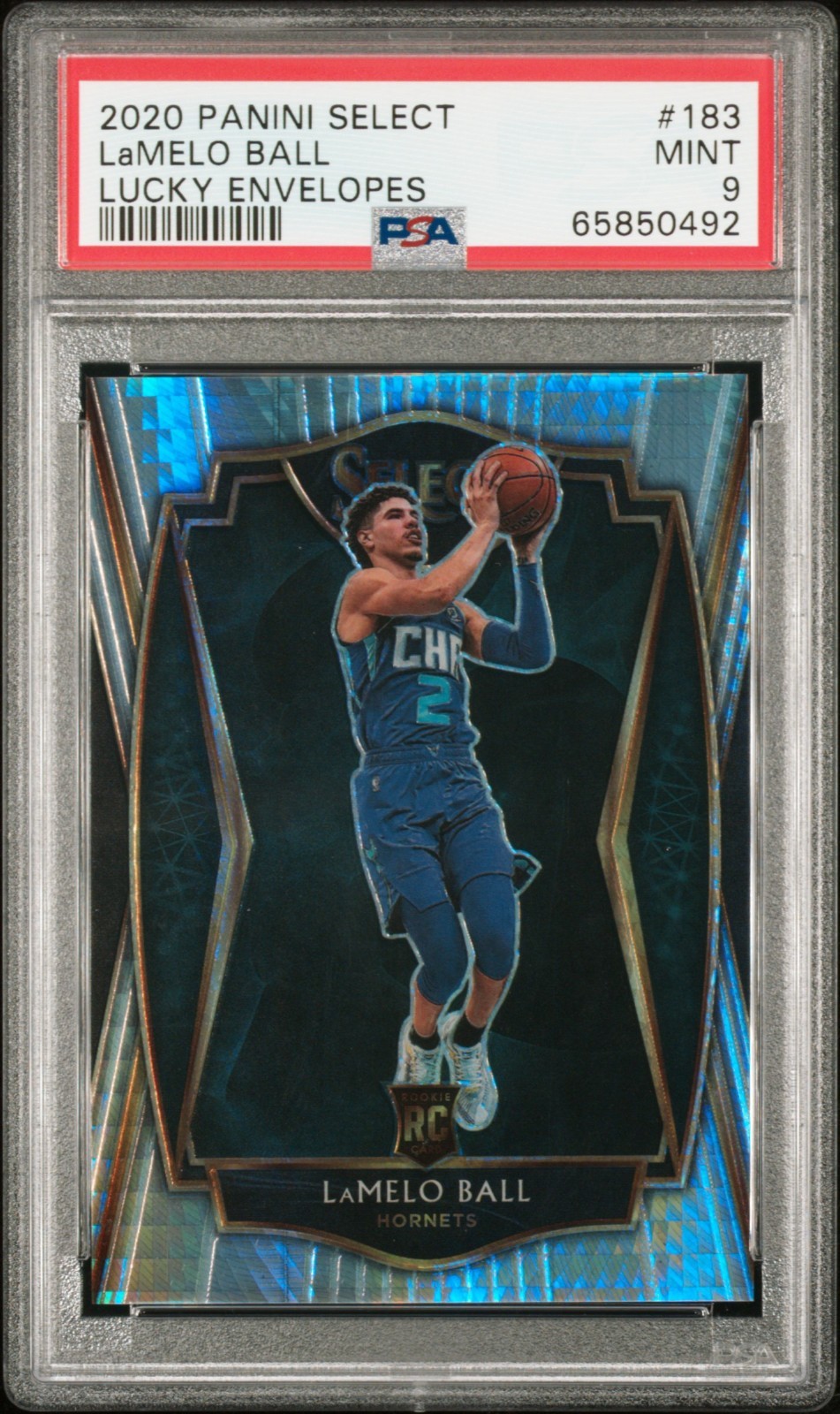 2020 PANINI SELECT #183 LaMELO BALL LUCKY ENVELOPES 5/8
