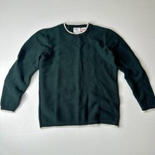 Zara Kids Basic Knit Sweater In Green - Size 4-5 Years