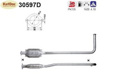 ✅ Katalysator Renault Clio I, 1.9 D, 40/47kW, Euro 1