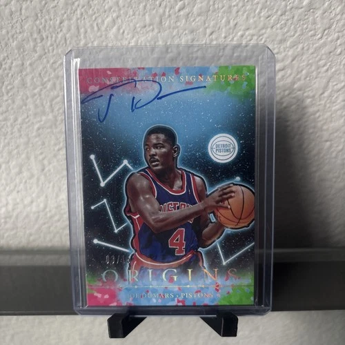 2024-25 JOE DUMARS 03/15 AUTO PANINI ORIGINS CONSTELLATION SIGNATURES AUTOGRAPHS