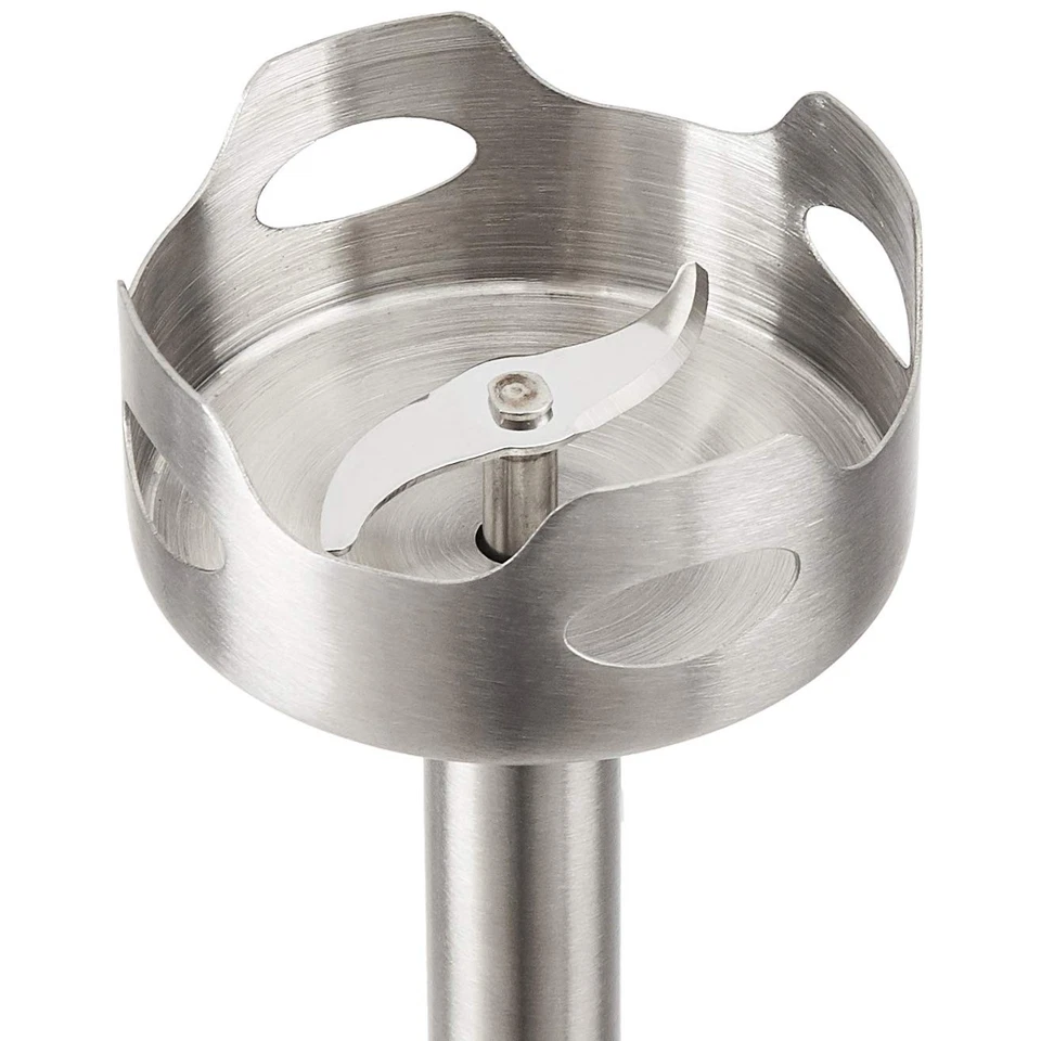 Batidora de mano de inmersión de varias velocidades Amazon Basics para batidos de cocina así que Foto 2 de 3