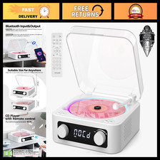 Portable CD Player with Bluetooth, Built-in Speakers, FM Radio, Remote Control,