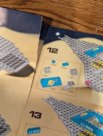 LEGO Space: Galaxy Explorer (497), complete, no box, one extra piece, baseplates