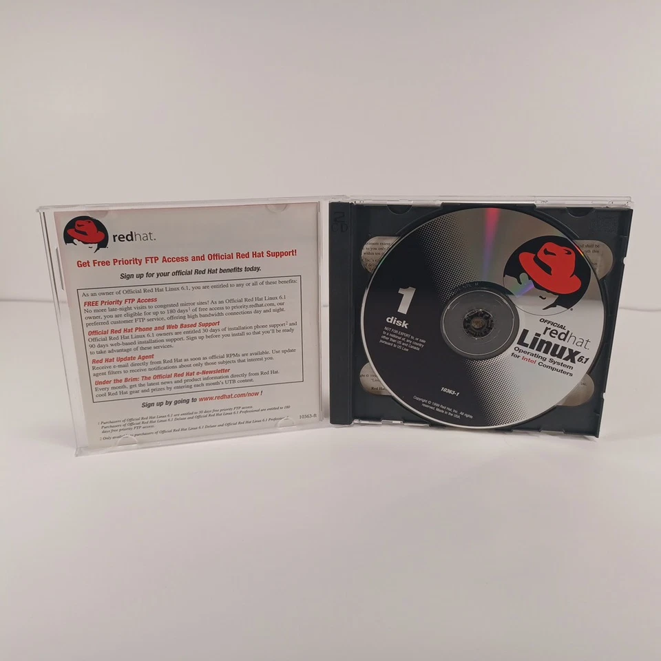Red Hat Linux 6.1 Operating System 1999 CD Rom Software - Image 2 of 4