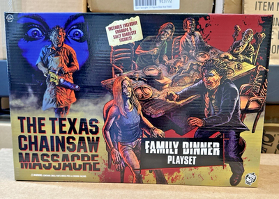The Texas Chainsaw Massacre 1974 Dinner Scene Playset Trick or