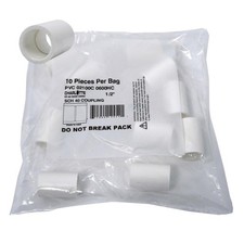 Charlotte Pipe PVC02100C0600 Schedule 40 PVC Coupling 1/2 Slip Dia. in.