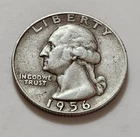 1956 D Washington Quarter 90% Silver       (X07)