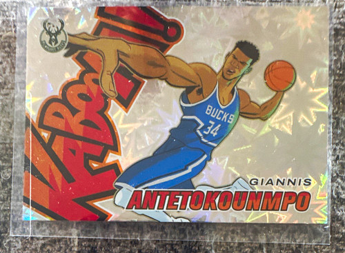 Giannis Antetokounmpo 2024-25 Panini Revolution Kaboom! #8 Milwaukee Bucks