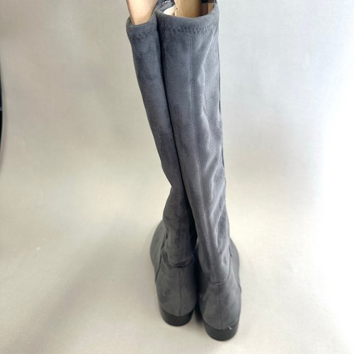 Michael Kors Bromley elástico sobre las botas gris imitación gamuza talla 9.5 - Imagen 11 de 15