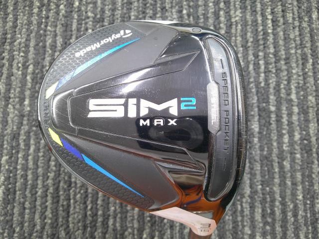 TaylorMade fairway wood SIM2 MAX/Diamana TB60(JP)/S/15 Golf