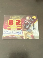 Darrell Jackson 2007 Exquisite Signature jersey Numbers Auto Autograph #69/82