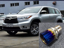Blue Car Rear Exhaust Tip Muffler Tailpipe For 2015-2019 Toyota Highlander