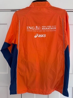 Asics Windbreaker Shell Jacket Men's L. ING New York City Marathon. Packable
