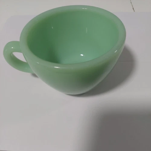 Vintage Fire King Oven Ware Jadeite Coffee / Tea Cup NOS 