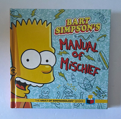 Insight Editions Bart Simpson Manual of Mischief Vault of Simpsonology Hardcover