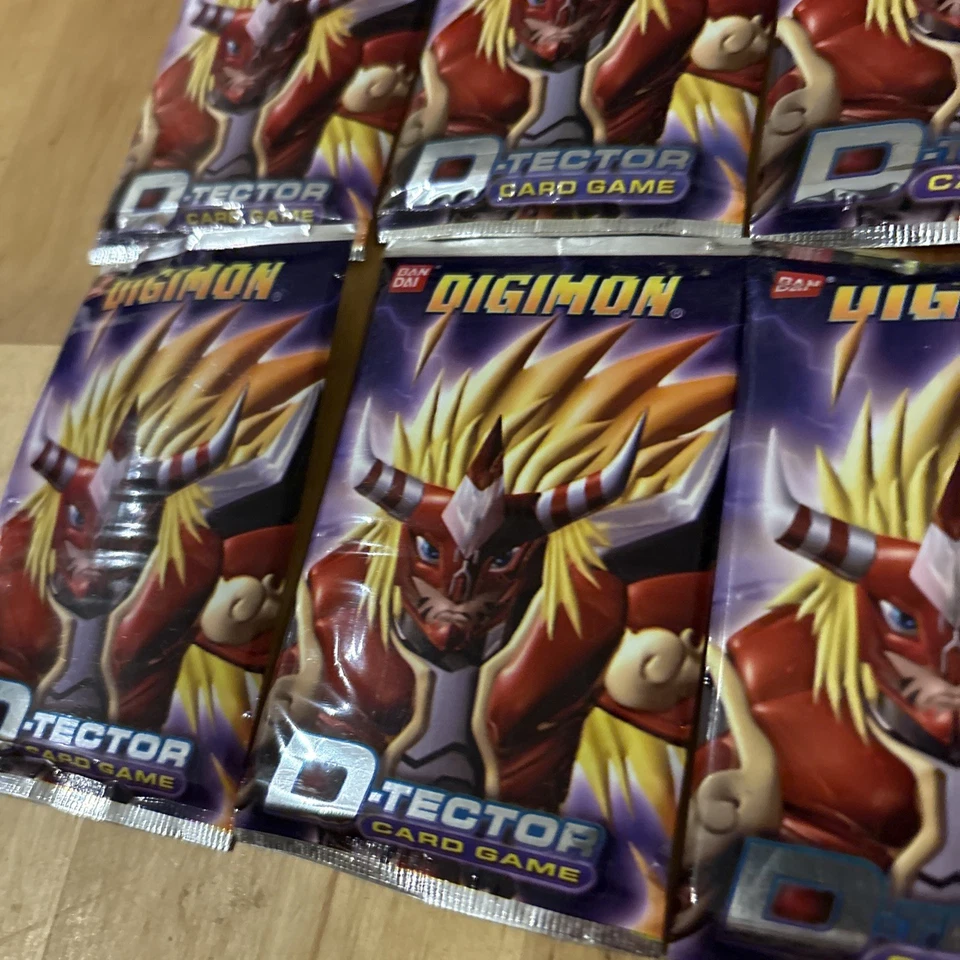 Digimon D-Tector NEW 8 Sealed Blister Pack S BANDAI 2002 - (RARE) READ - Image 2 of 4