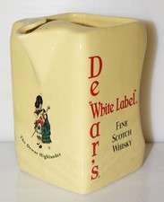 DEWAR´s White Label Fine Scotch Whisky H ca 15 cm Whiskykrug Wasserkrug RAR K144