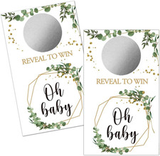 50 Pack Blank Gift Certificate Scratch off Cards for Small Business, Spa Beauty