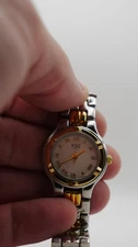 ESQ Swiss 100625 Quartz Watch Mint Condition Stainless Steel 1990s Classic