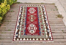 Türkischer Kelim Teppich 42 Zoll x 68 Zoll Handgewebt Kayseri Kelim 108 x 175...