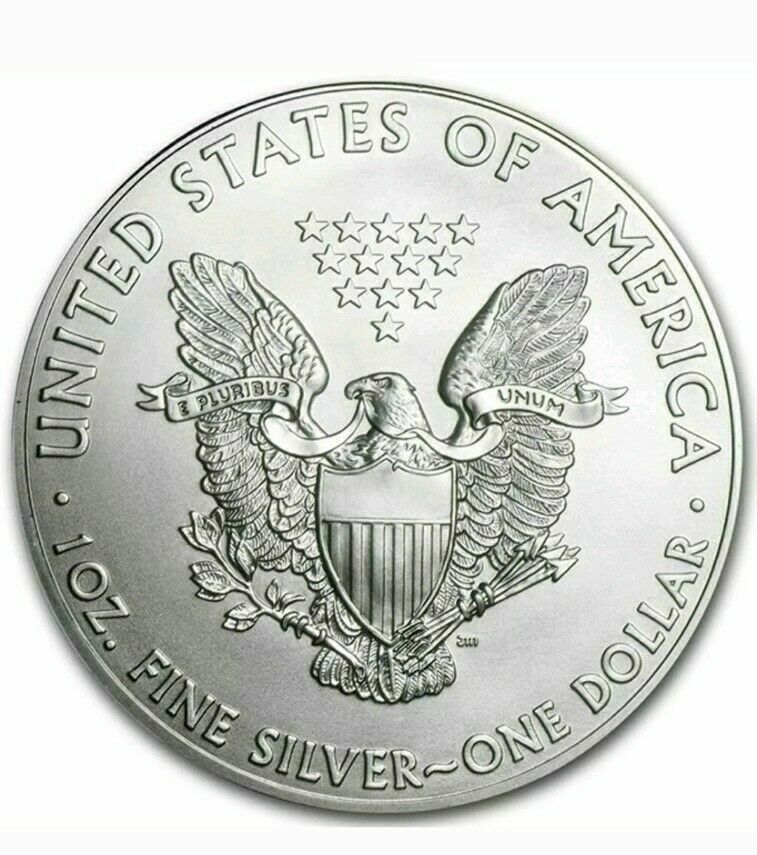 Lot of 100 2020 American Silver Eagles From New Monster Box 1 Oz .999