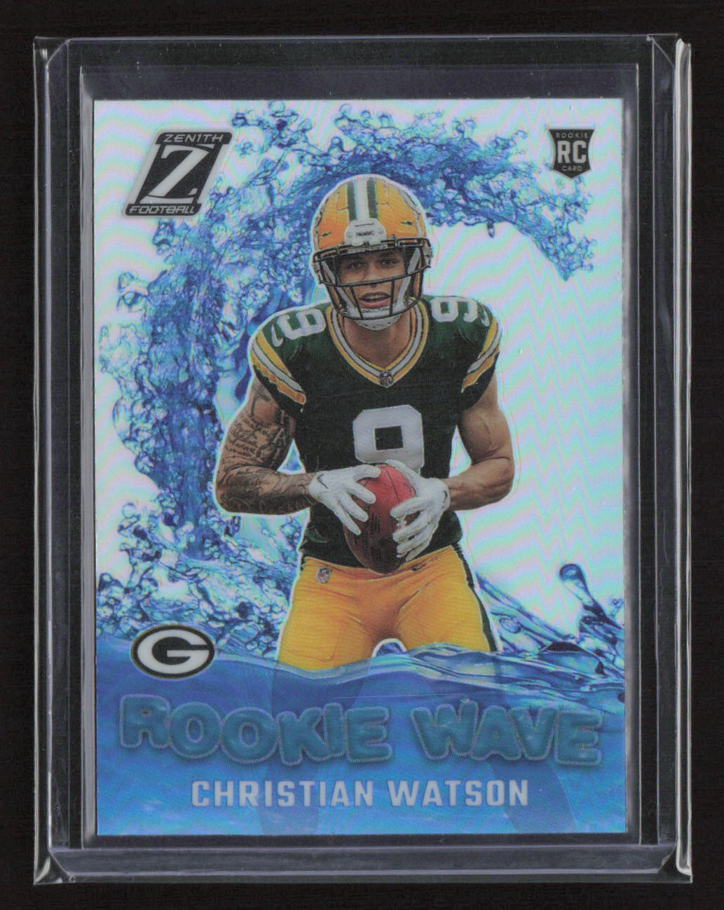 2022 Zenith Rookie Wave Silver #RW-CW Christian Watson Green Bay Packers