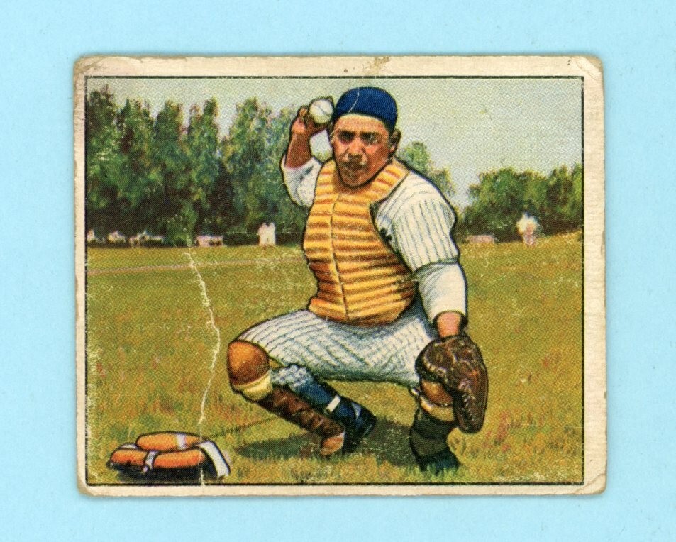 1950 Bowman #46 Yogi Berra New York Yankees Baseball Card Low