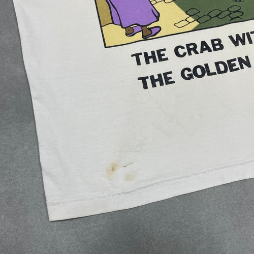 Vintage The Adventures Of Tintin The Crab with The Golden Claws T-Shirt Size M - Picture 18 of 24