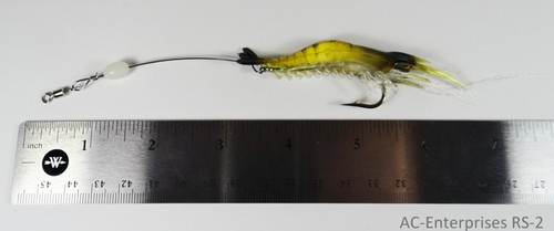Rigged Prawn/Shrimp Lures Assorted Colors (4 Piece Set or 8 Piece Set) - Bild 8 von 14
